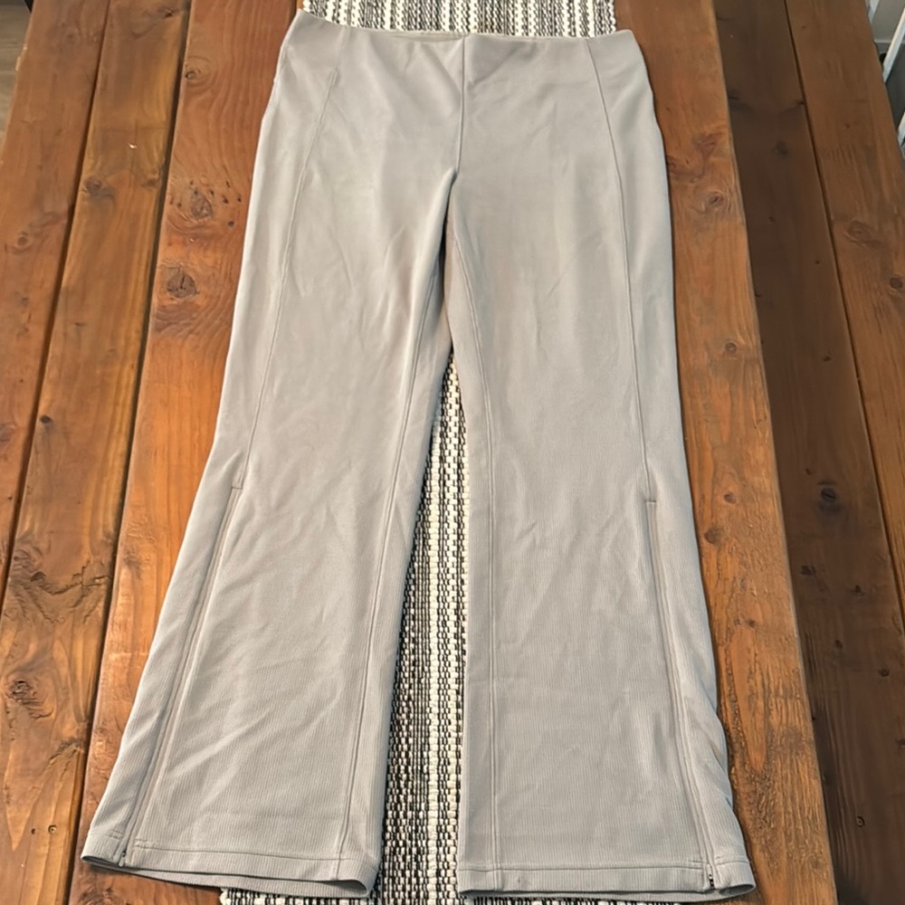 Gray Ribbed Softstreme Pants
